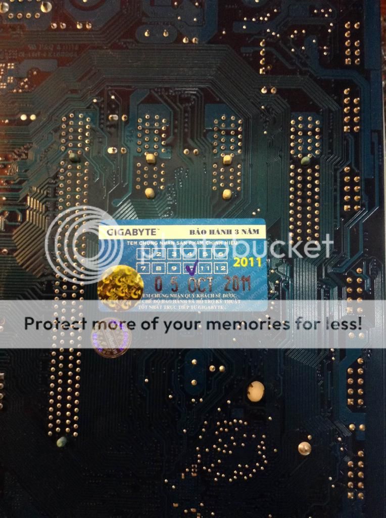 Bán mainboard GIGA H67M-D2-B3 mua tại Tân Doanh (còn BH 11-2014) giá tốt có hình thật - 2