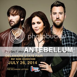 Lady Antebellum - July 26th at the Delaware State Fair